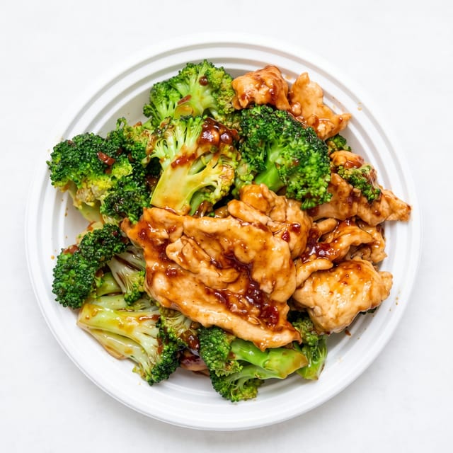 Chicken with Broccoli.