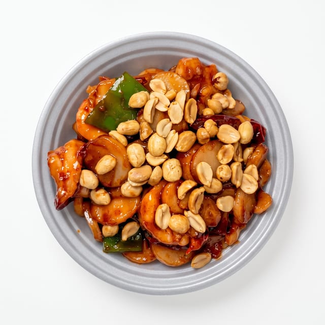 Baby Shrimp with Peanuts.