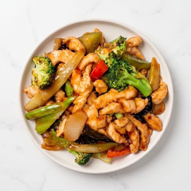 Shredded Chicken with Garlic Sauce.