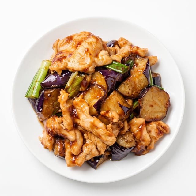 Fragrant Eggplant with Chicken.